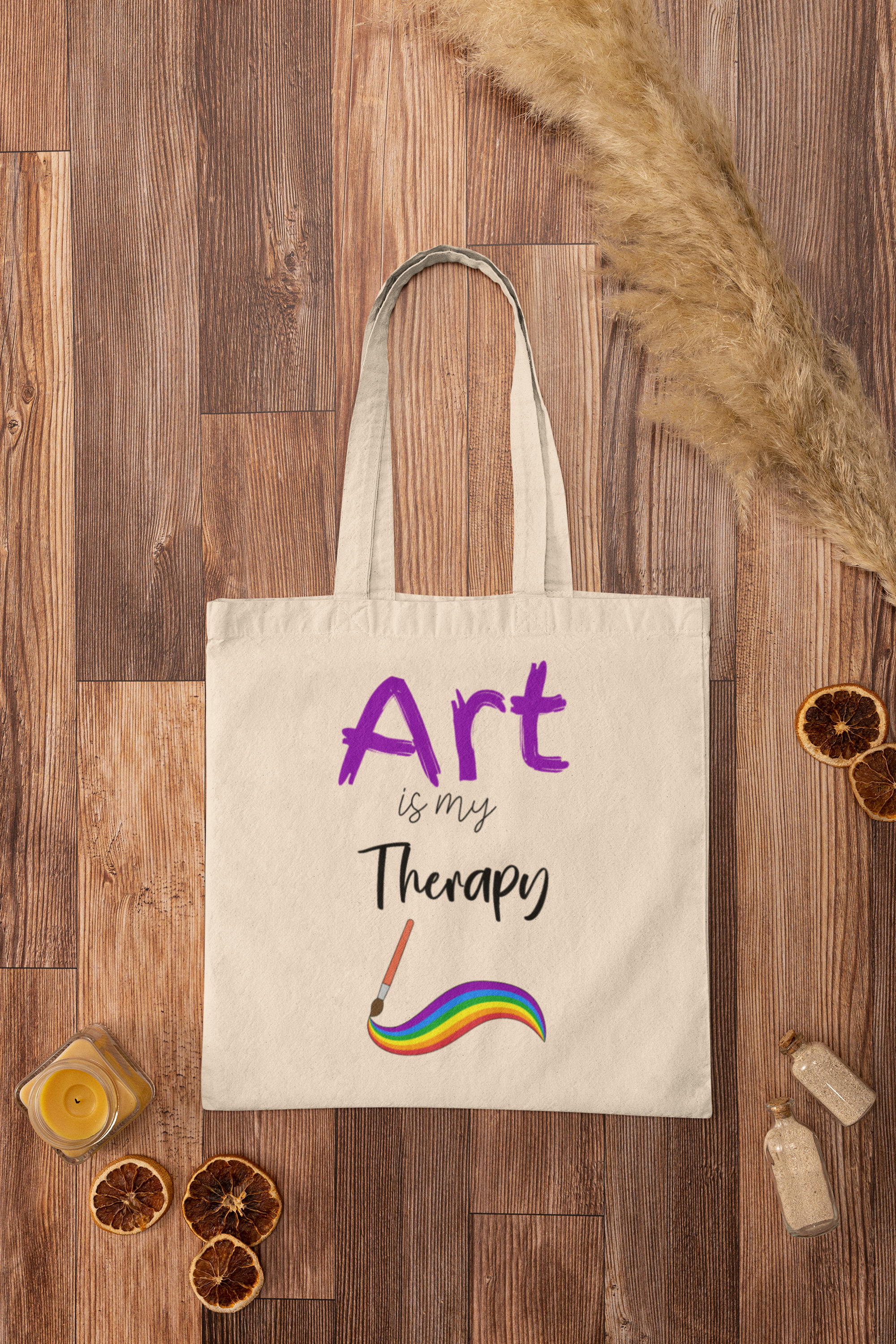 Art is my Therapy Tote Bag