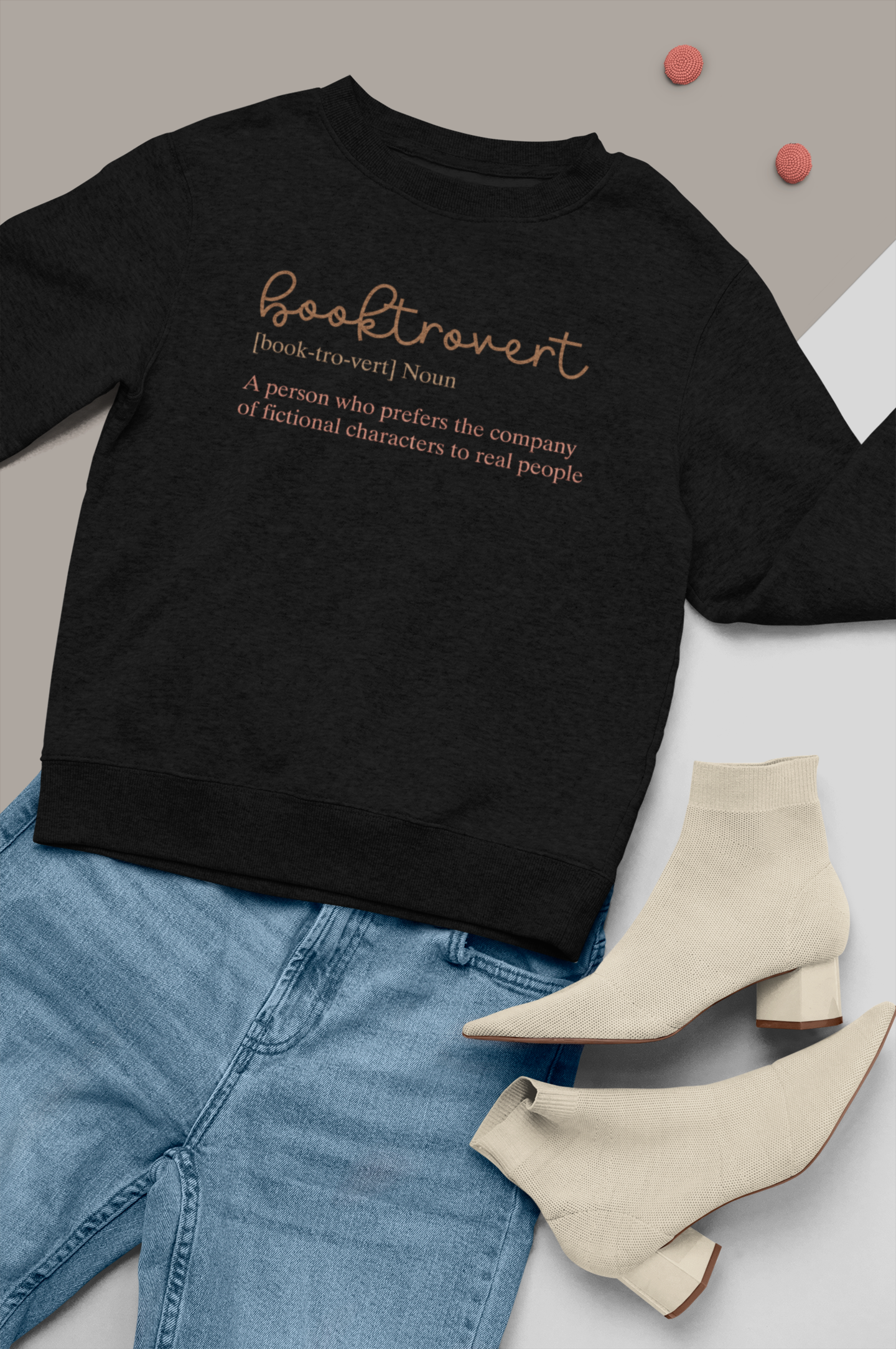 Booktrovert Definition Sweatshirt