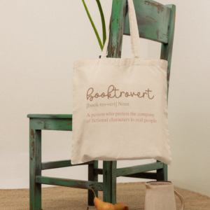 Booktrovert Definition Tote Bag
