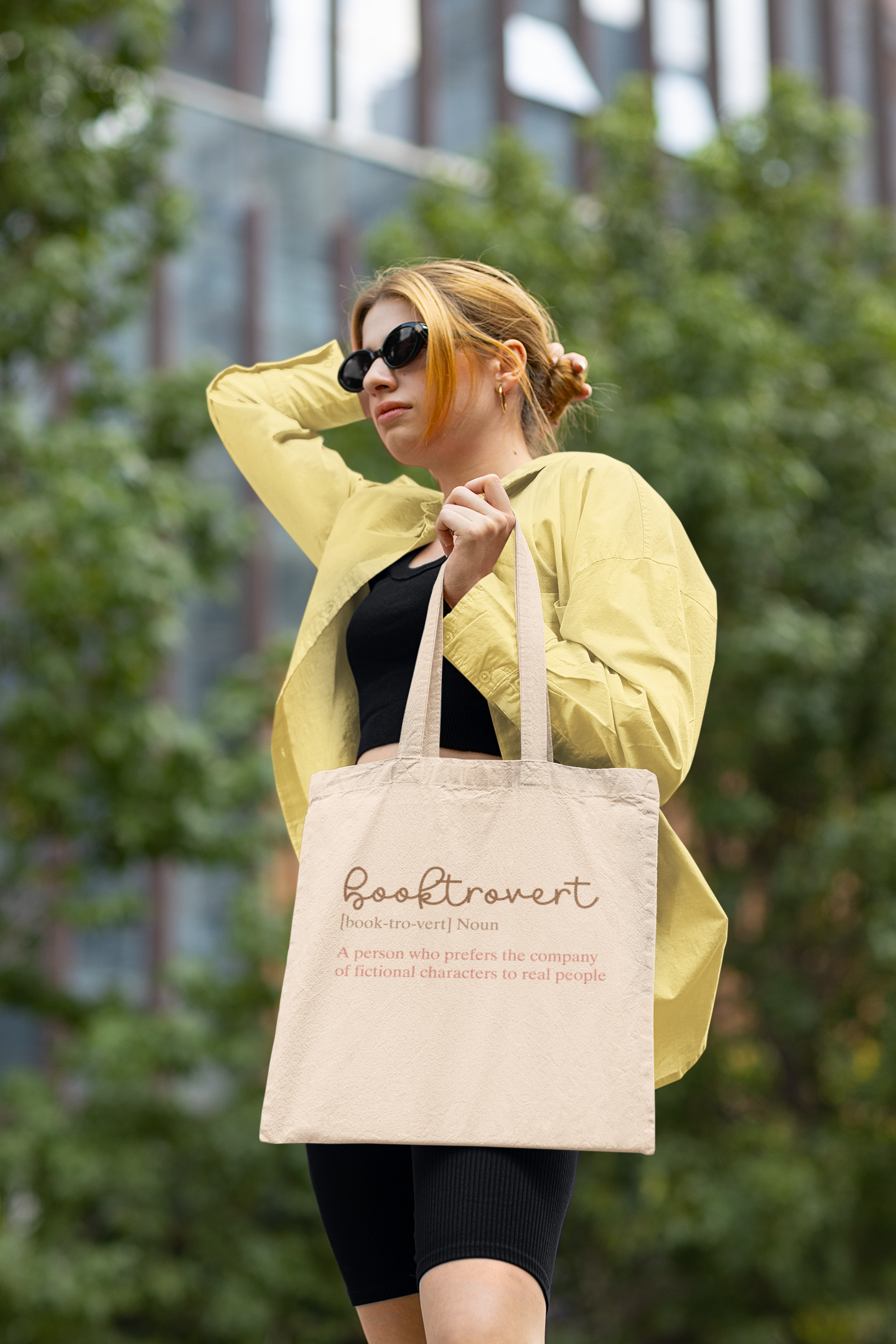 Booktrovert Definition Tote Bag - Image 2
