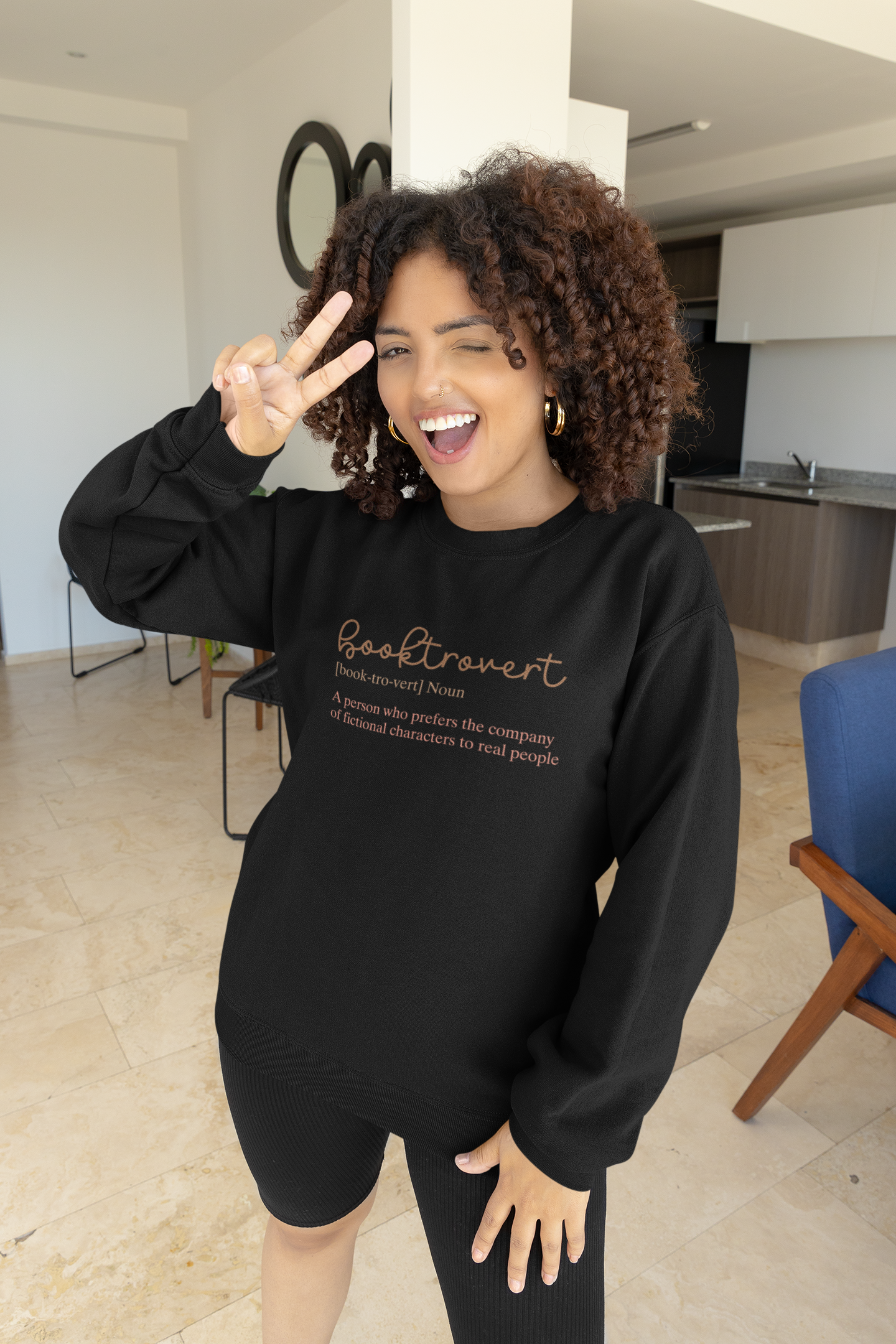 Booktrovert Definition Sweatshirt - Image 3
