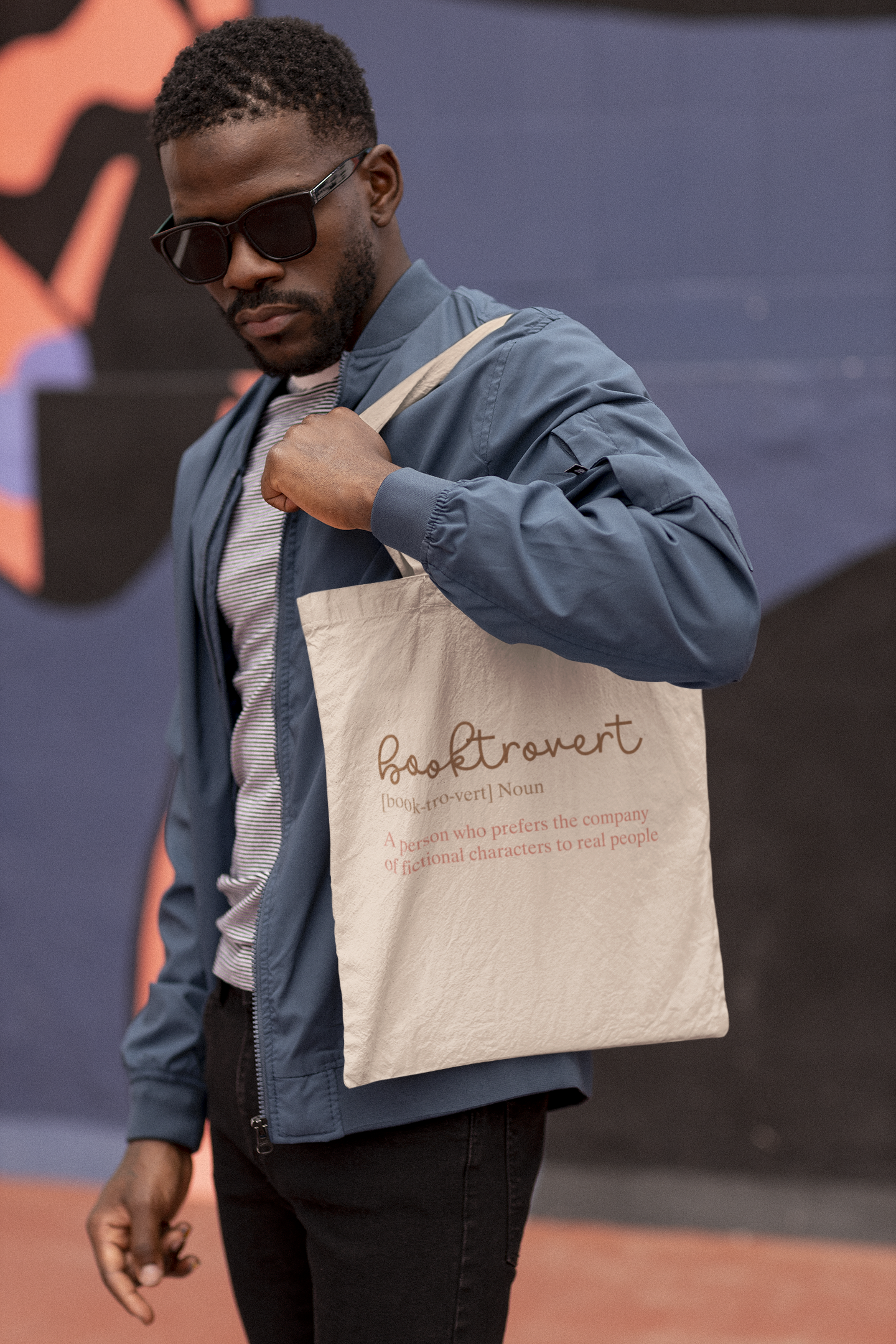 Booktrovert Definition Tote Bag - Image 3