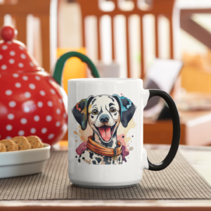 Watercolor Dalmatian Magic Mug