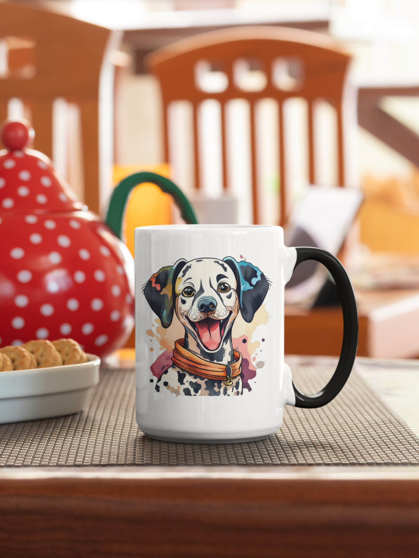 Watercolor Dalmatian Magic Mug