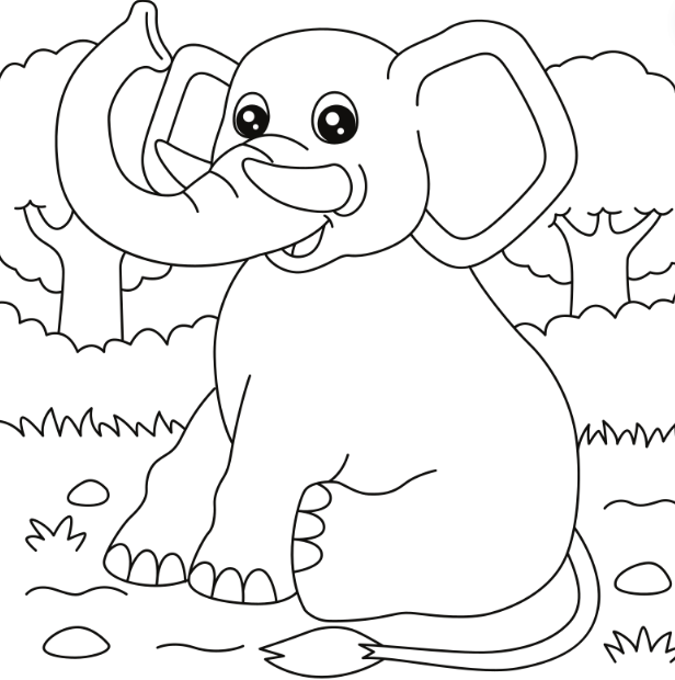 At The Zoo Coloring Book - Image 4