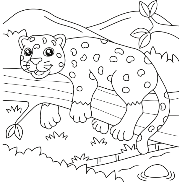At The Zoo Coloring Book - Image 3