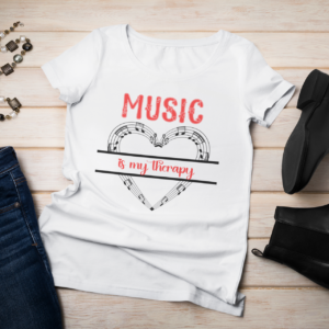 Music is my Therapy T-shirt