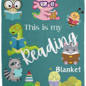 This is My Reading Blanket Plush Fleece Blanket