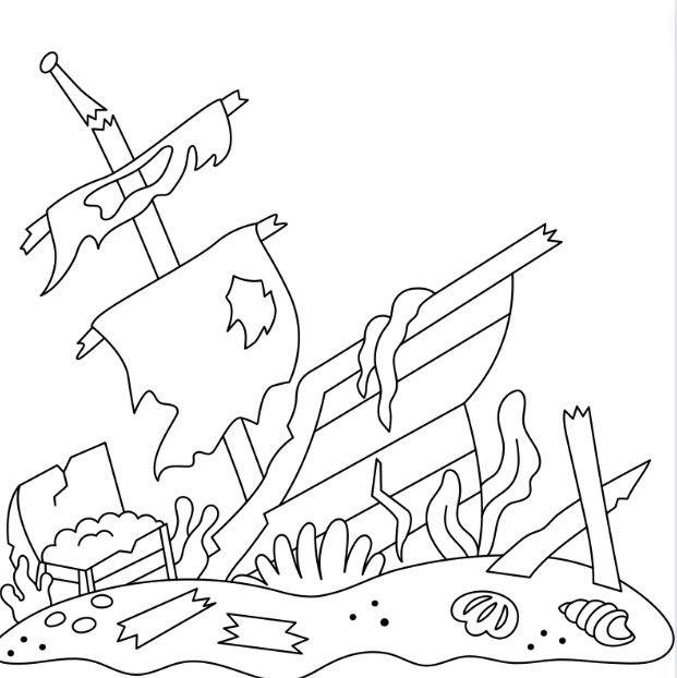 Under The Sea Coloring Book - Image 3