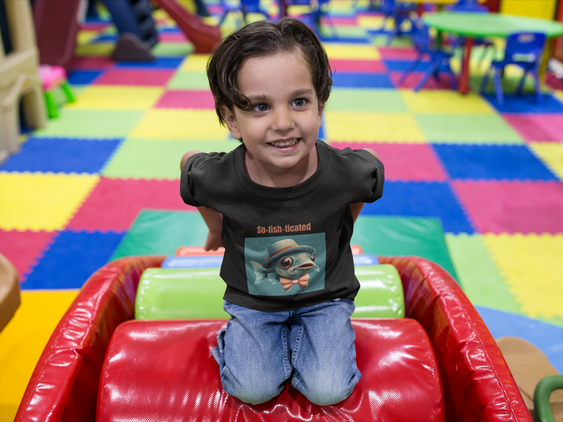 So-fish-tocated Toddler Tee - Image 2