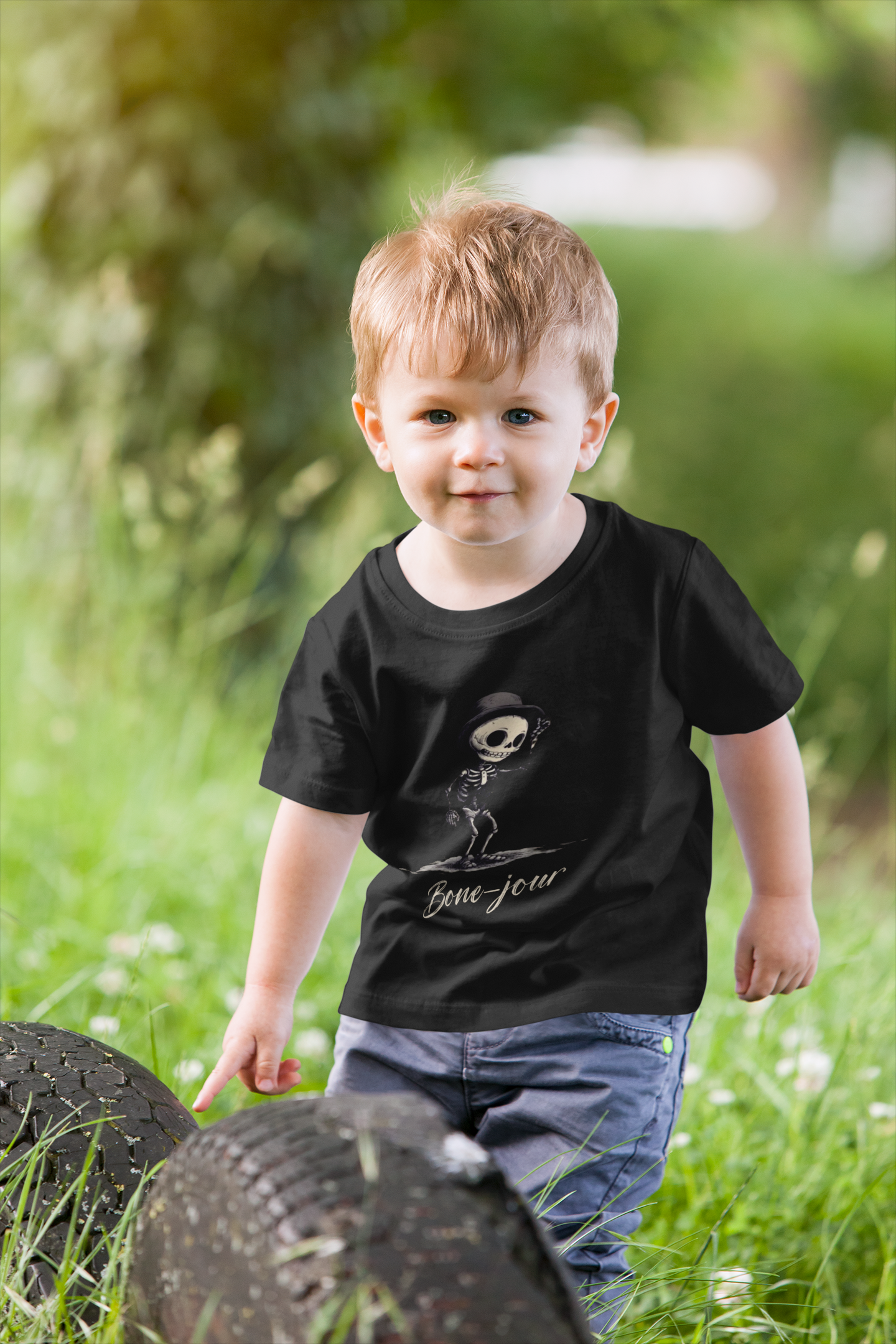 Bone-Jour Toddler Tee - Image 3