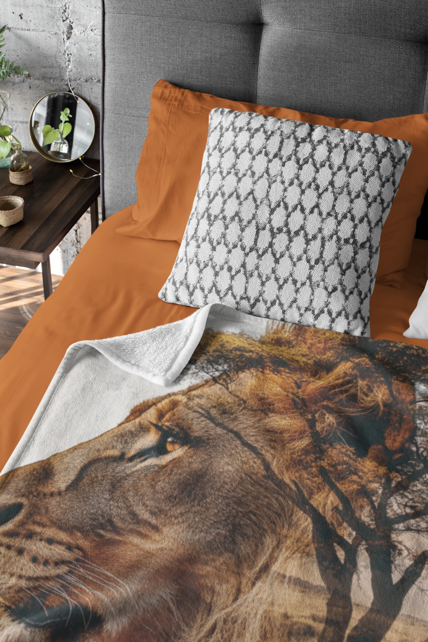 Lion Fleece Blanket - Image 3