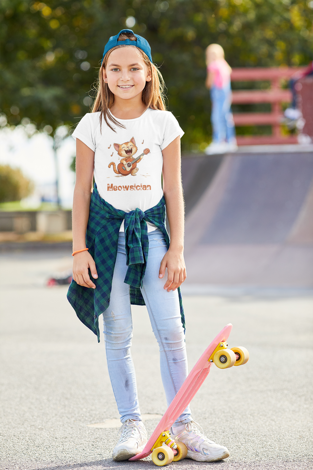 Meowsician T-shirt - Image 3