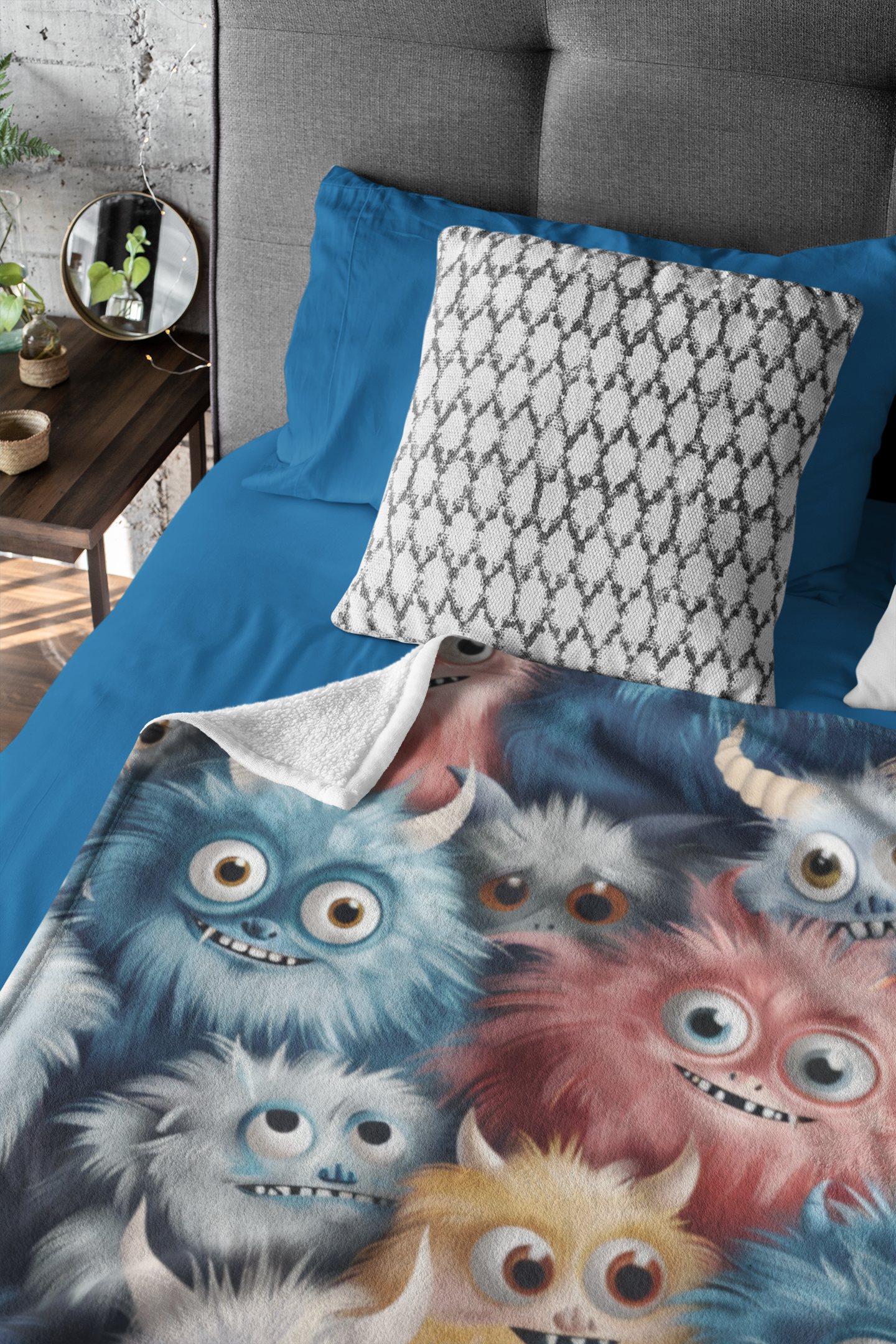 Cuddly Monster Fleece Blanket - Image 3