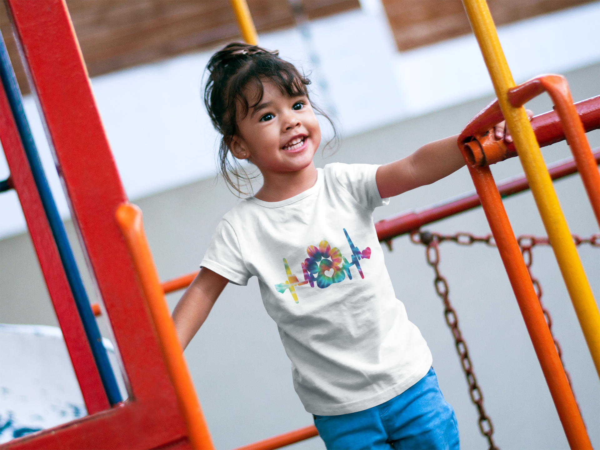 Paw Heartbeat Toddler Tee - Image 3