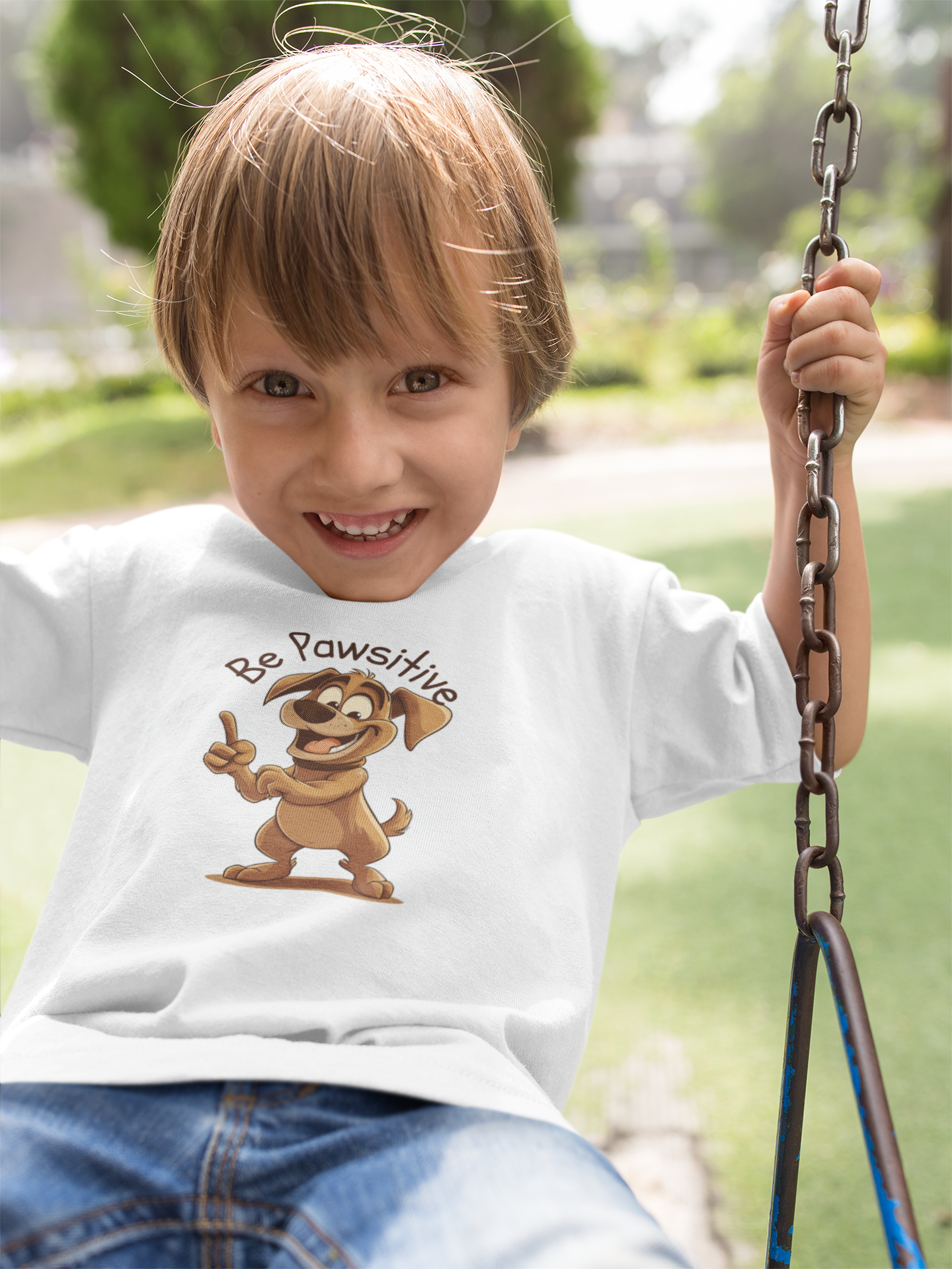 Be Pawsitive Toddler Tee - Image 2