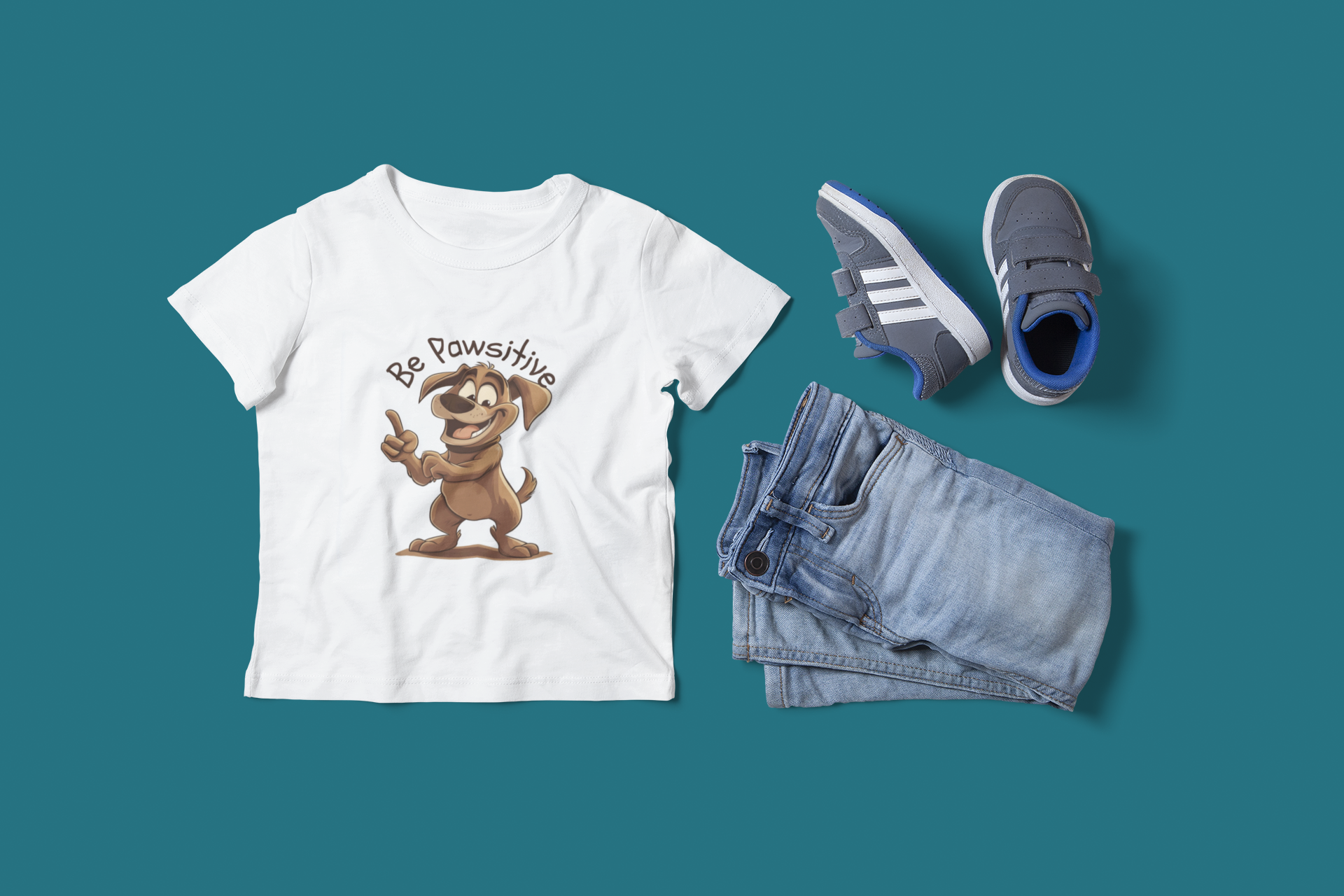 Be Pawsitive Toddler Tee