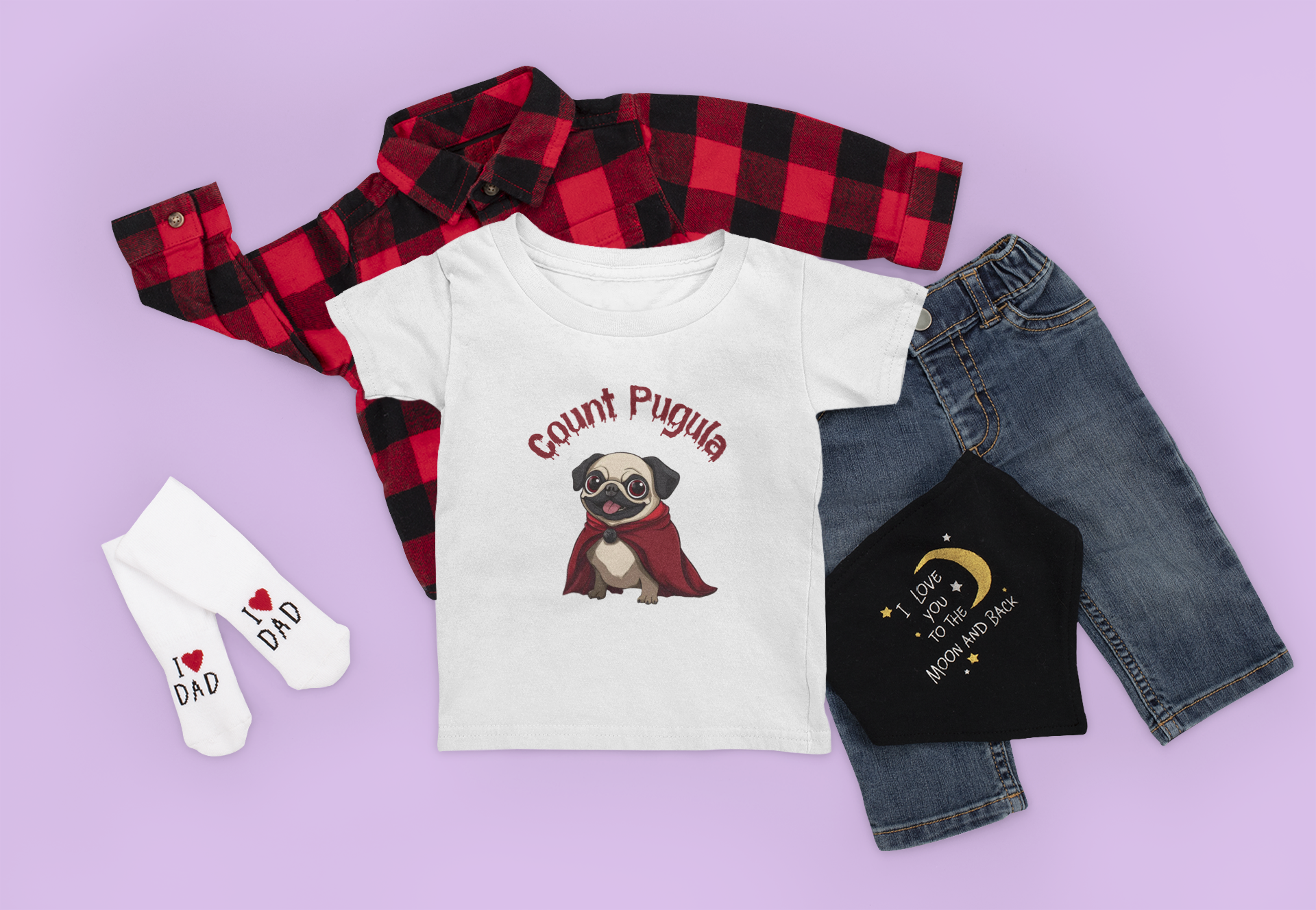 Count Pugula Toddler Tee