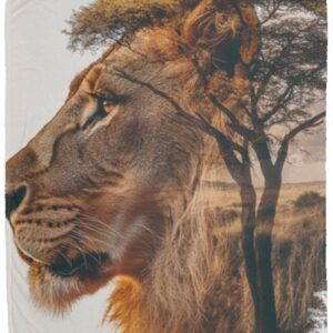 Lion Fleece Blanket
