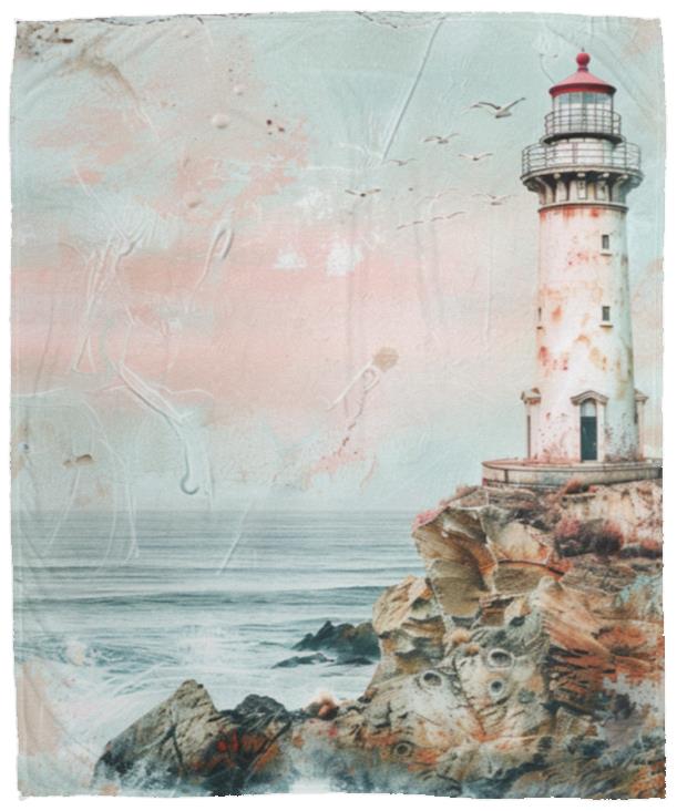 Lighthouse Fleece Blanket