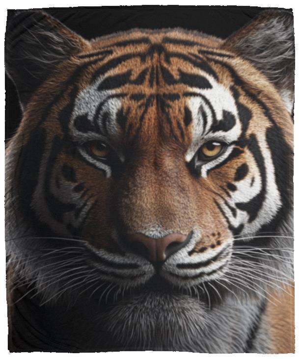 Tiger Fleece Blanket