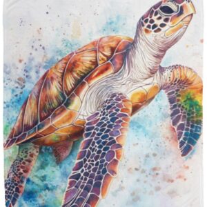 Sea Turtle Fleece Blanket