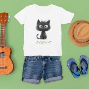 Scaredy Cat Toddler Tee