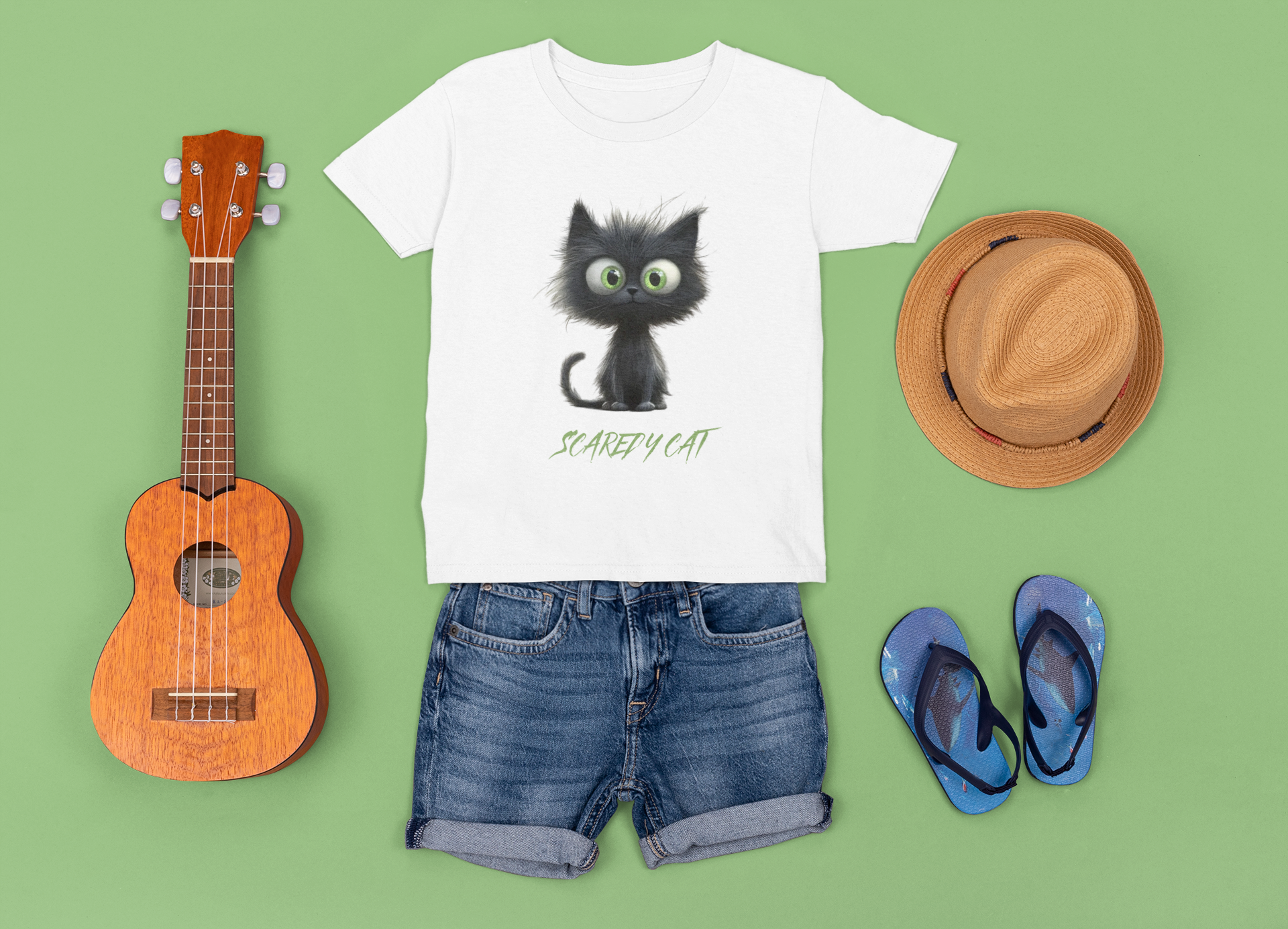 Scaredy Cat Toddler Tee
