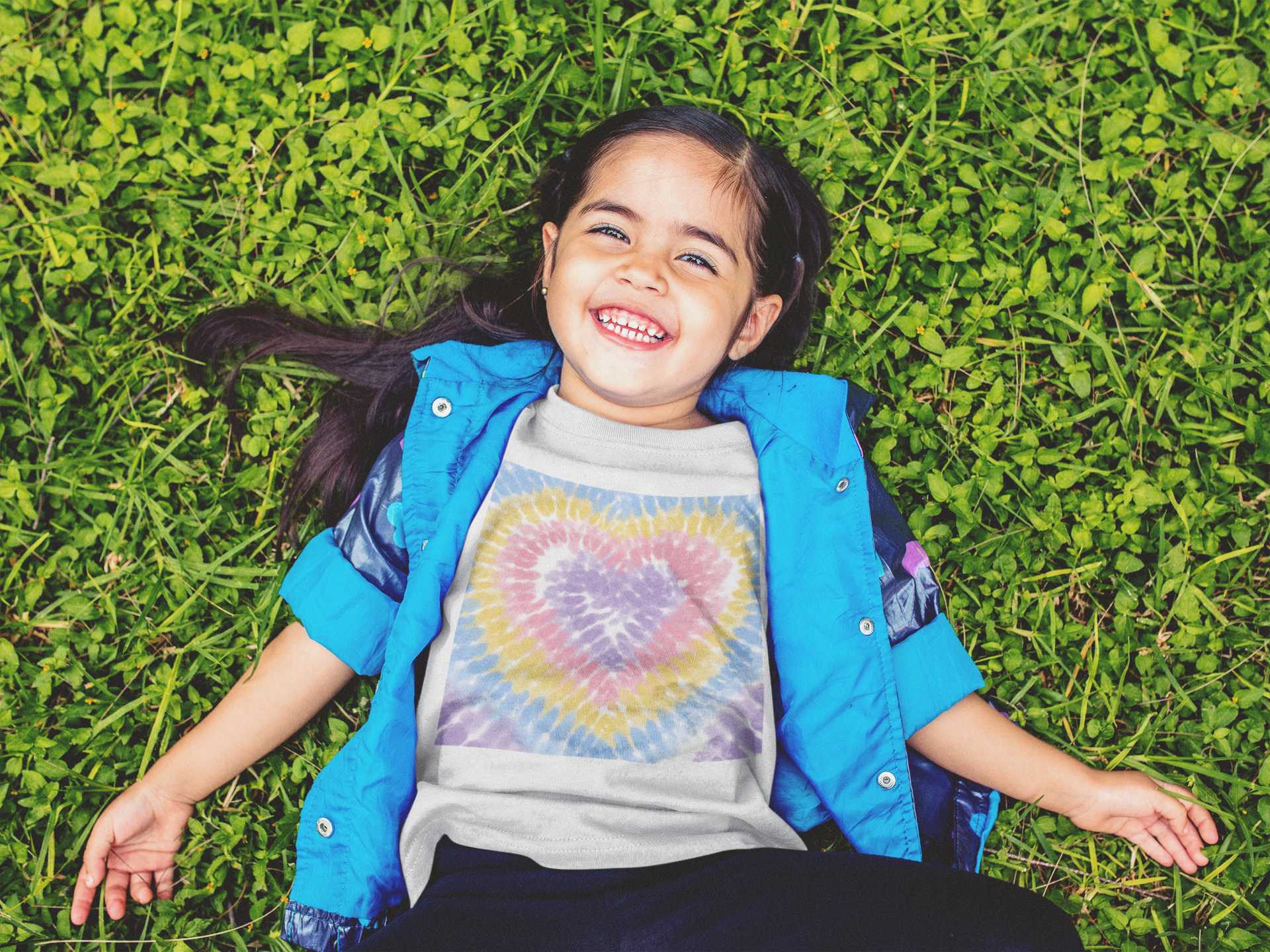 Tie-Dye Heart Toddler Tee - Image 2