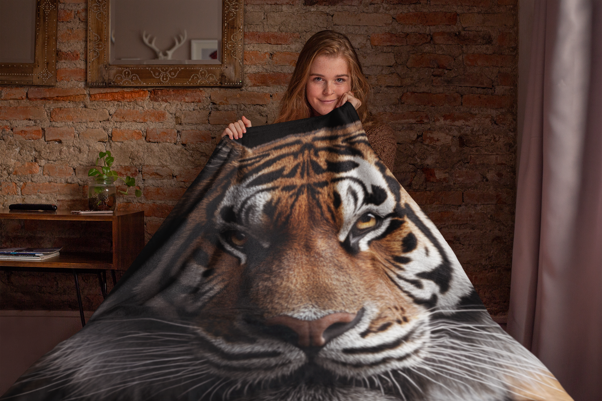 Tiger Fleece Blanket - Image 3