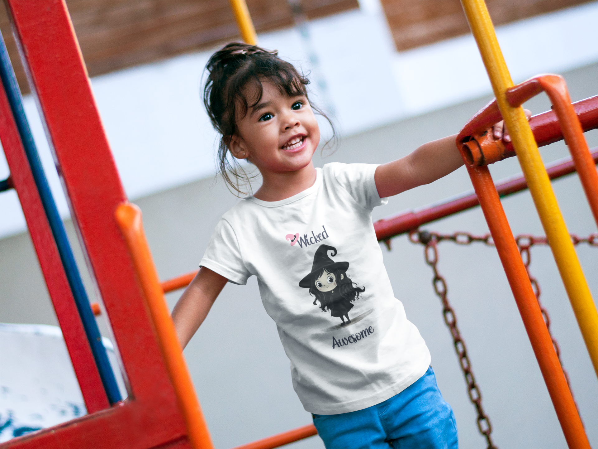 Wicked Awesome Witch Toddler Tee - Image 3