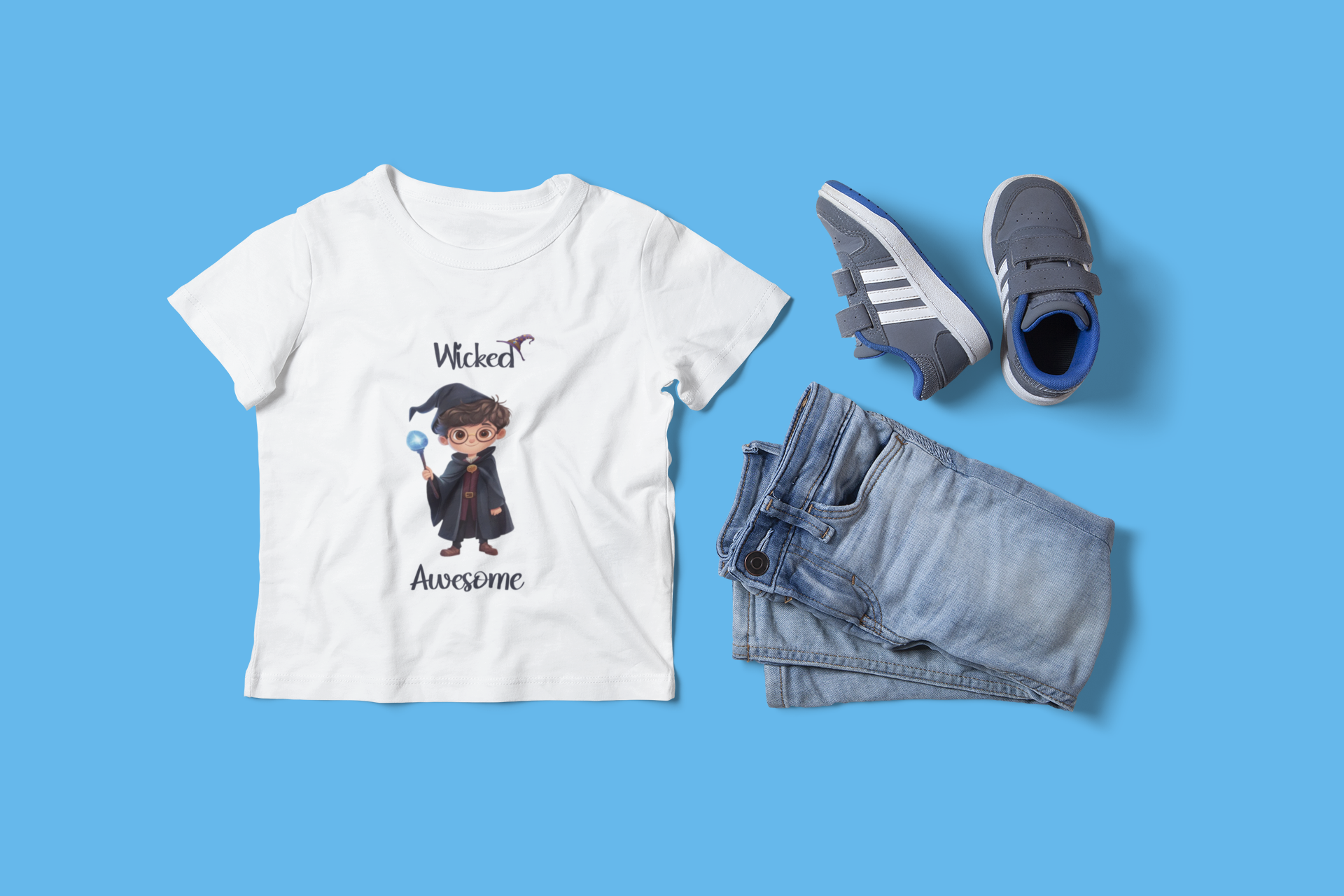 Wicked Awesome Wizard Toddler Tee