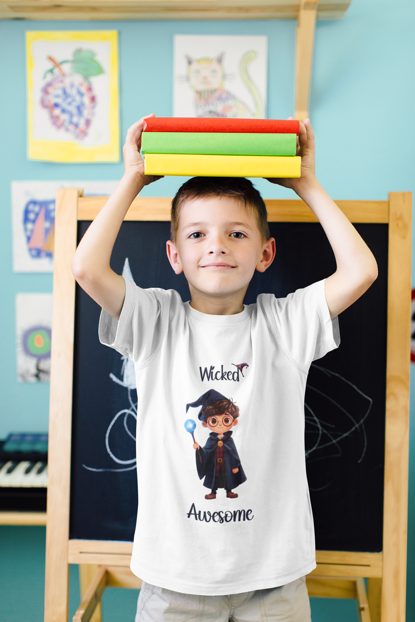 Wicked Awesome Wizard T-shirt - Image 2