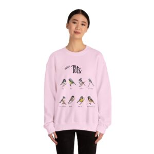 woman wearing nice tits sweatshirt
