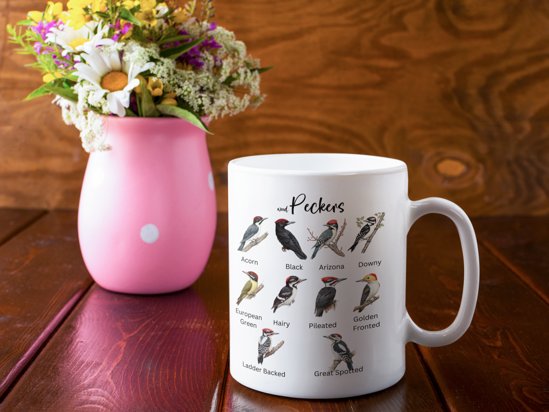 Peckers Woodpecker Coffee Mug